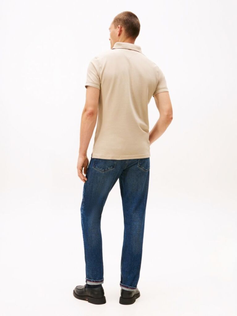 Beige 1985 Collection Slim Fit Pique Polo  Men
