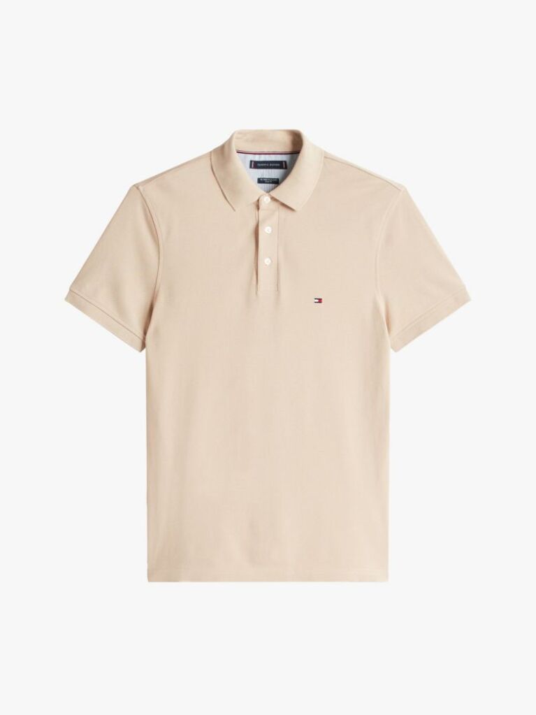 Beige 1985 Collection Slim Fit Pique Polo  Men