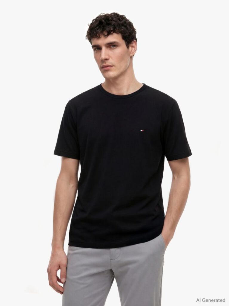 Black Moisture Wicking T-Shirt  Men