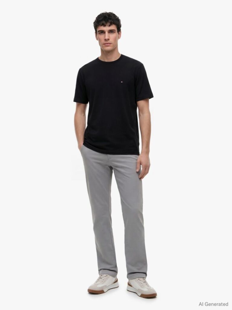 Black Moisture Wicking T-Shirt  Men