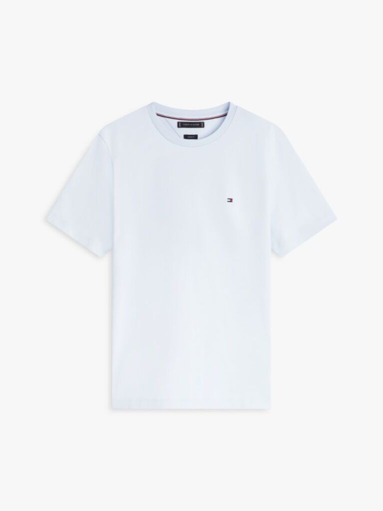 Blue Interlock Knit T-Shirt  Men
