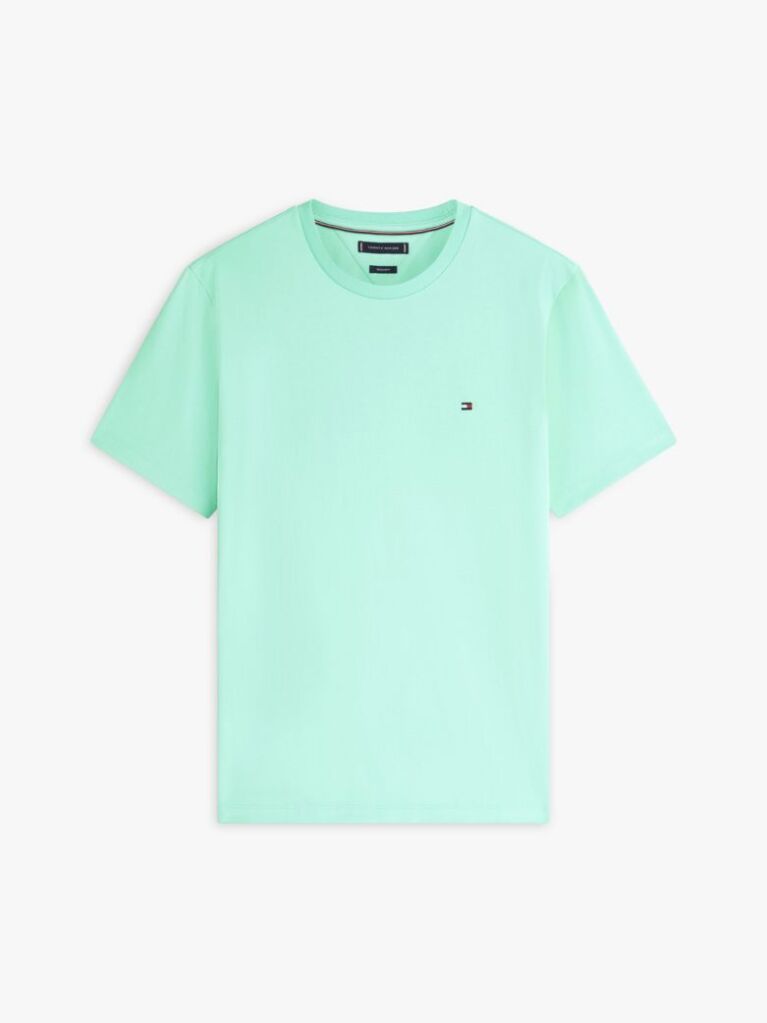 Blue Flag Embroidery T-Shirt  Men