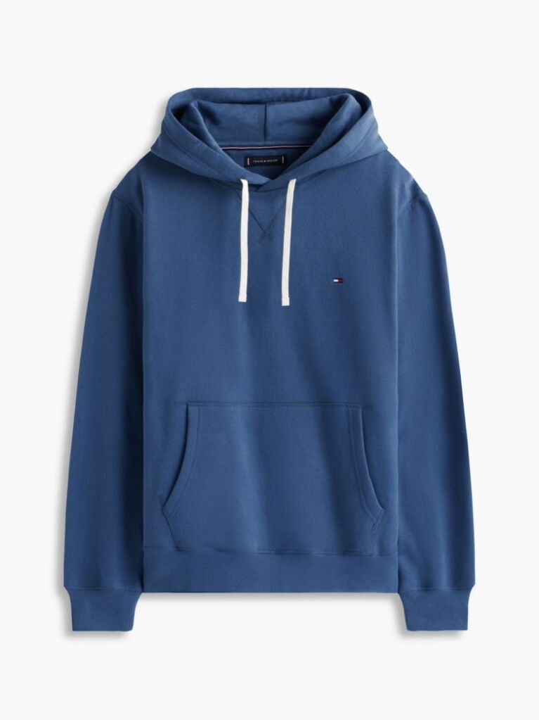 Blue Flag Embroidery Fleece Hoody  Men