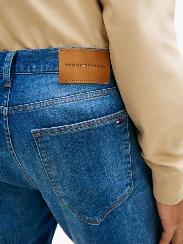 Blue Bleecker Faded Slim Jeans  Men