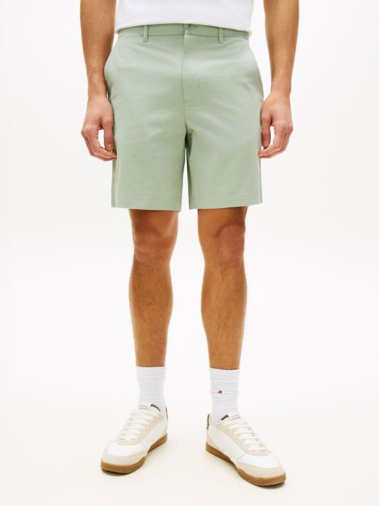 Grey Dover Twill Chino 8" Inseam Shorts  Men