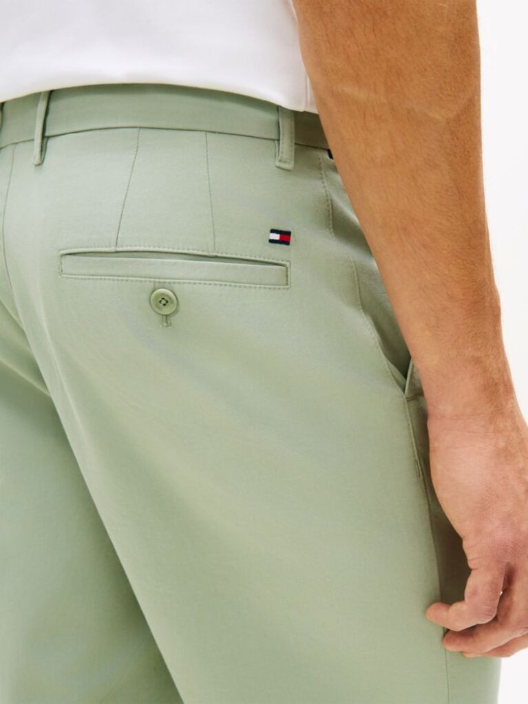 Grey Dover Twill Chino 8" Inseam Shorts  Men