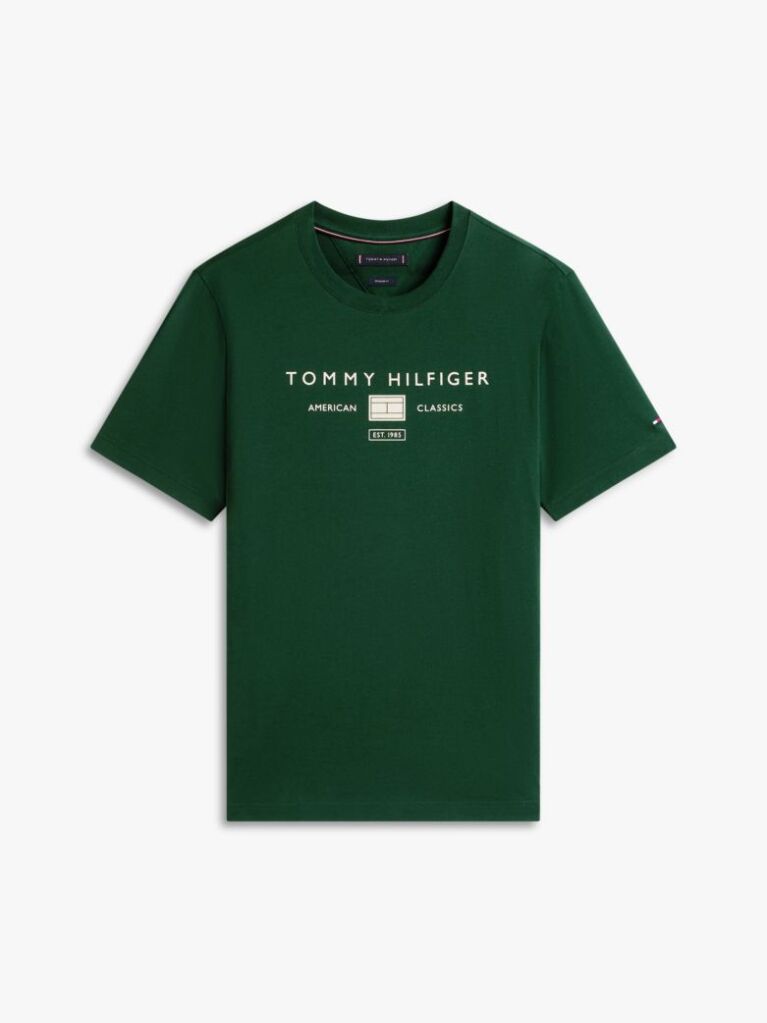 Green Jersey Logo T-Shirt  Men