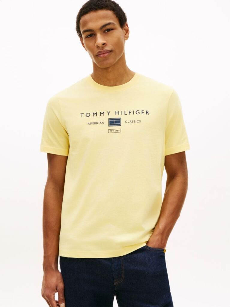 Yellow Jersey Logo T-Shirt  Men