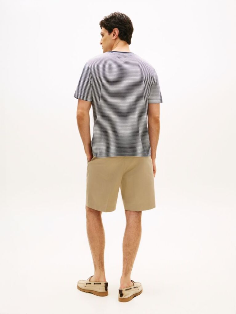 Multi Stripe Regular Crew Neck T-Shirt  Men
