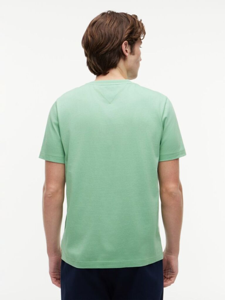 Green Logo Jersey Crew Neck T-Shirt  Men