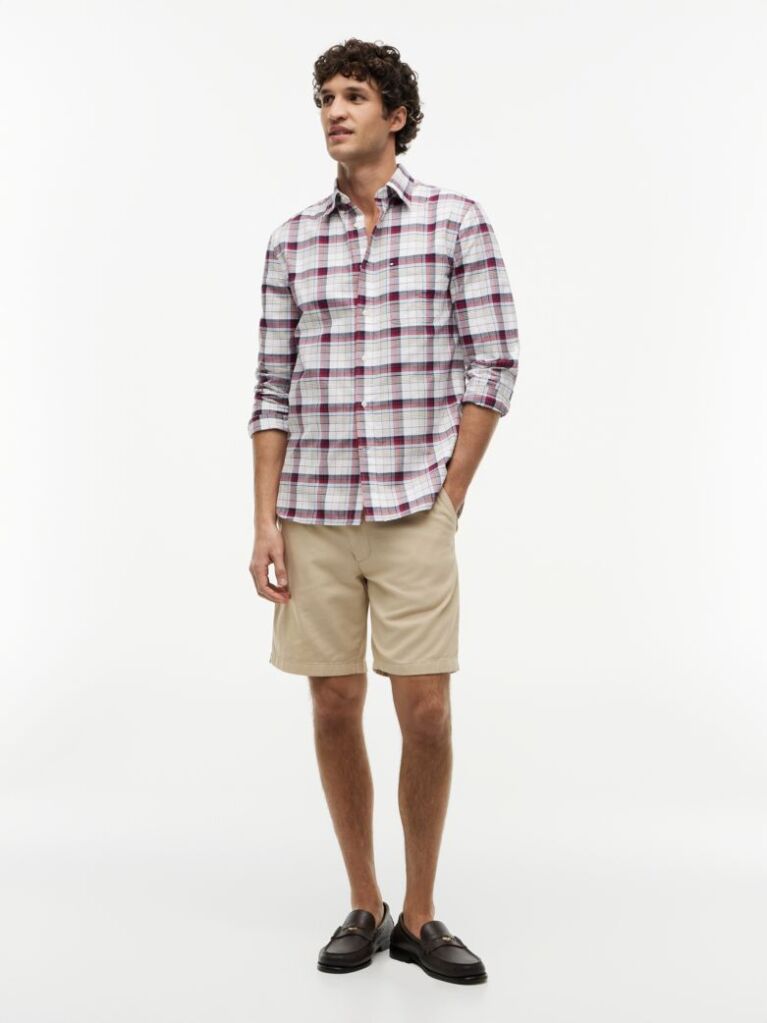 Multi Heritage Regular Fit Check Oxford Shirt  Men