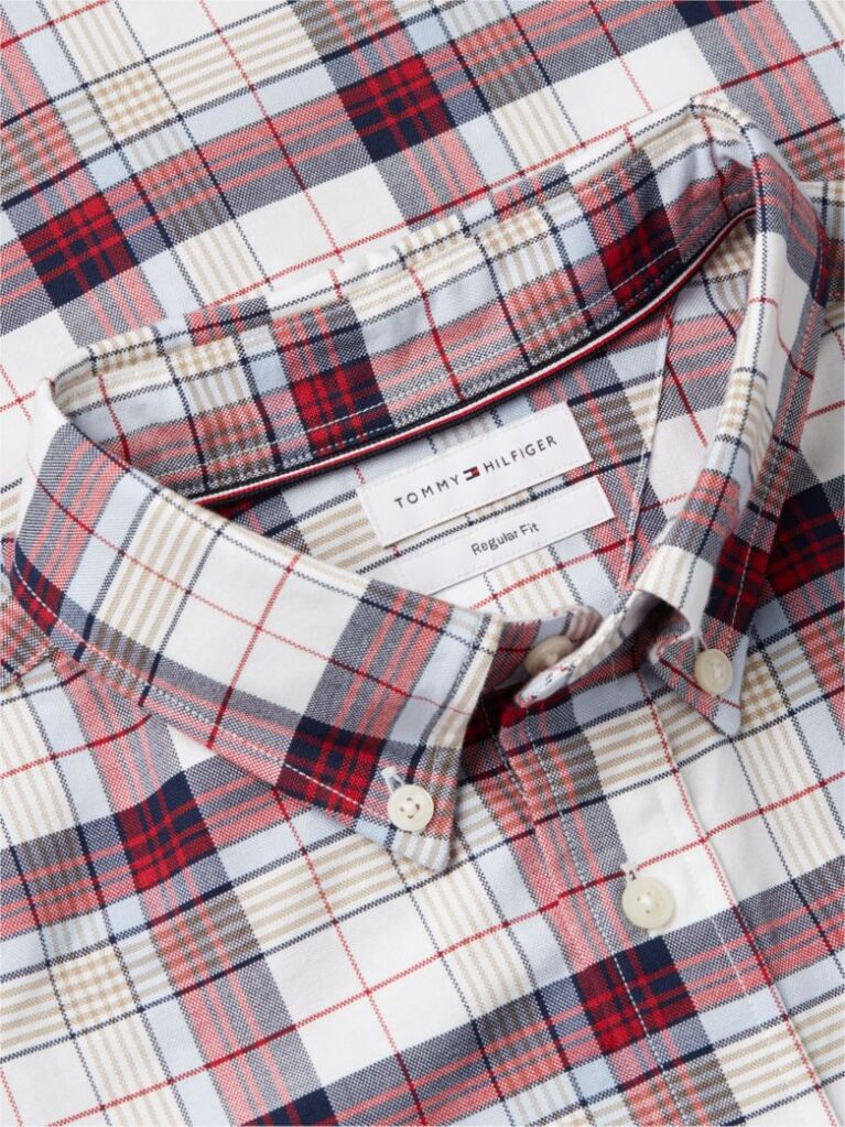 Multi Heritage Regular Fit Check Oxford Shirt  Men