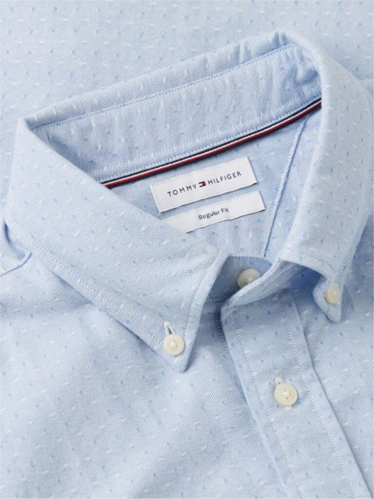 Multi Regular Fit Oxford Dobby Shirt  Men