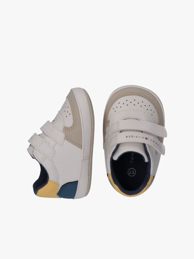 Multi Logo Hook And Loop Sneakers  Boys