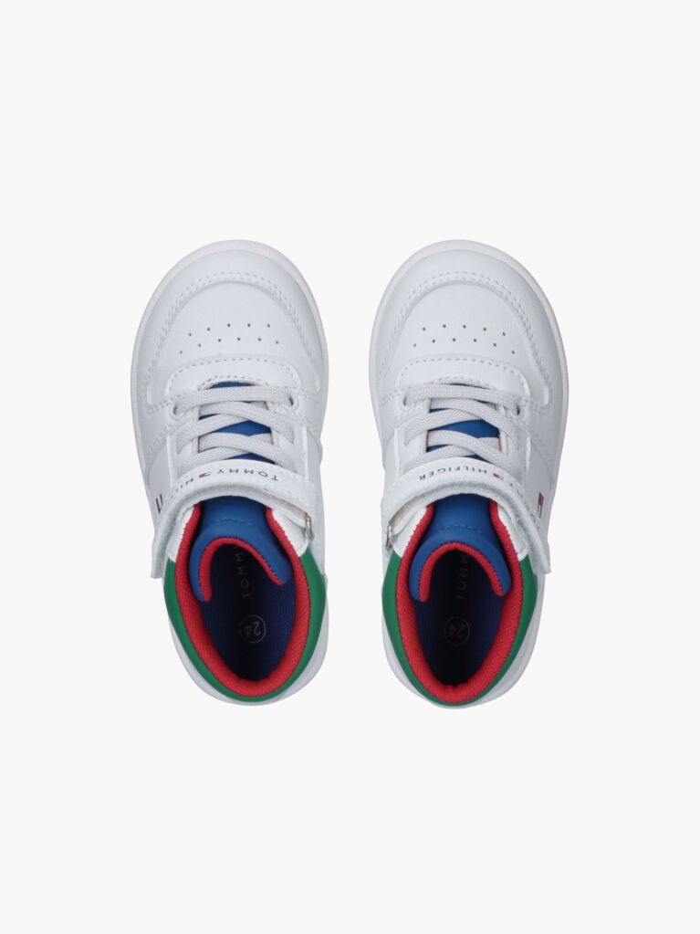 Multi Colour-Blocked High-Top Trainers  Kids Unisex