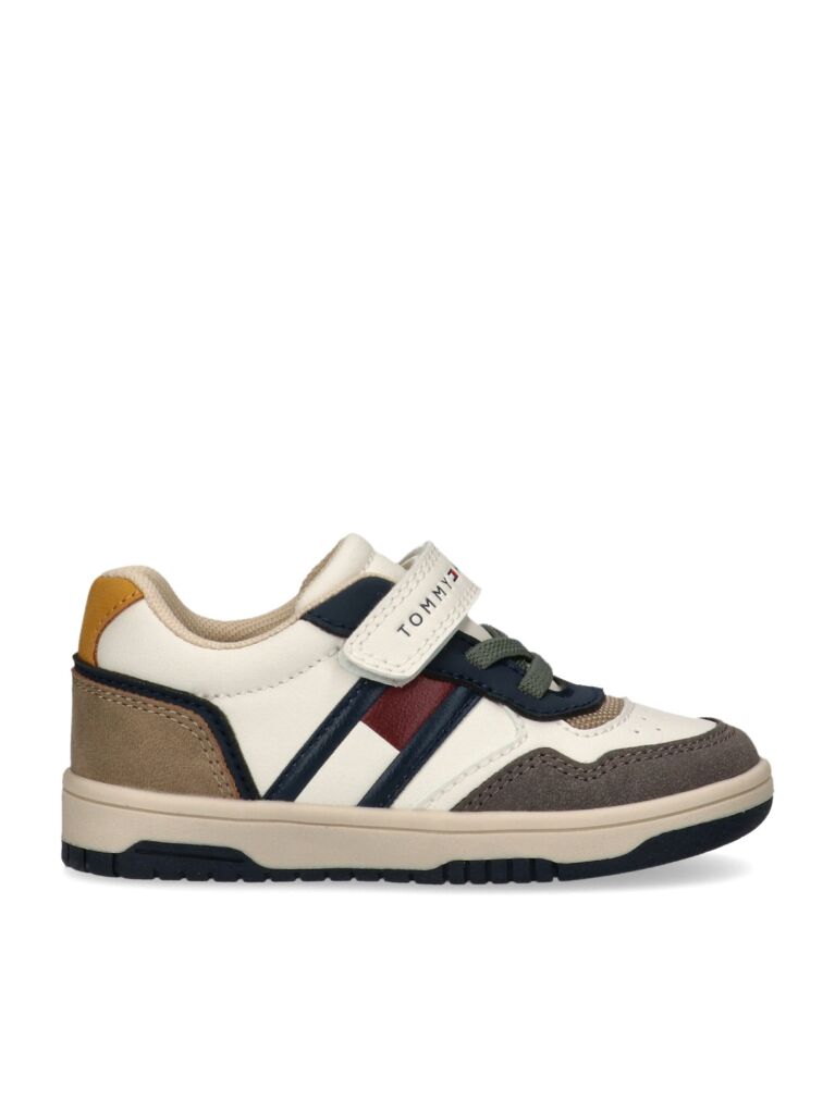 Multi Colour-Pop Tonal Flag Trainers  Kids Unisex