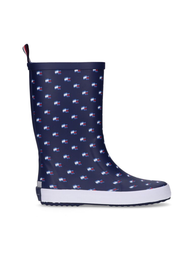 Blue Flag Rain Boots  Kids Unisex