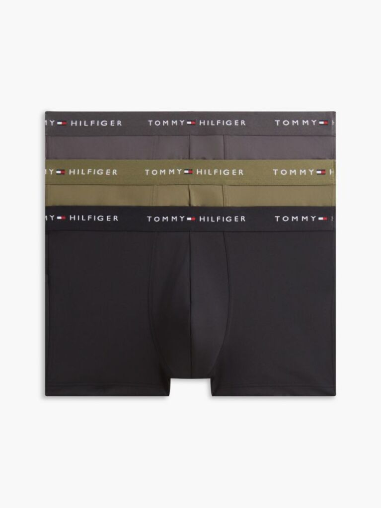 Multi 3-Pack Signature Logo Microfibre Trunks  Men