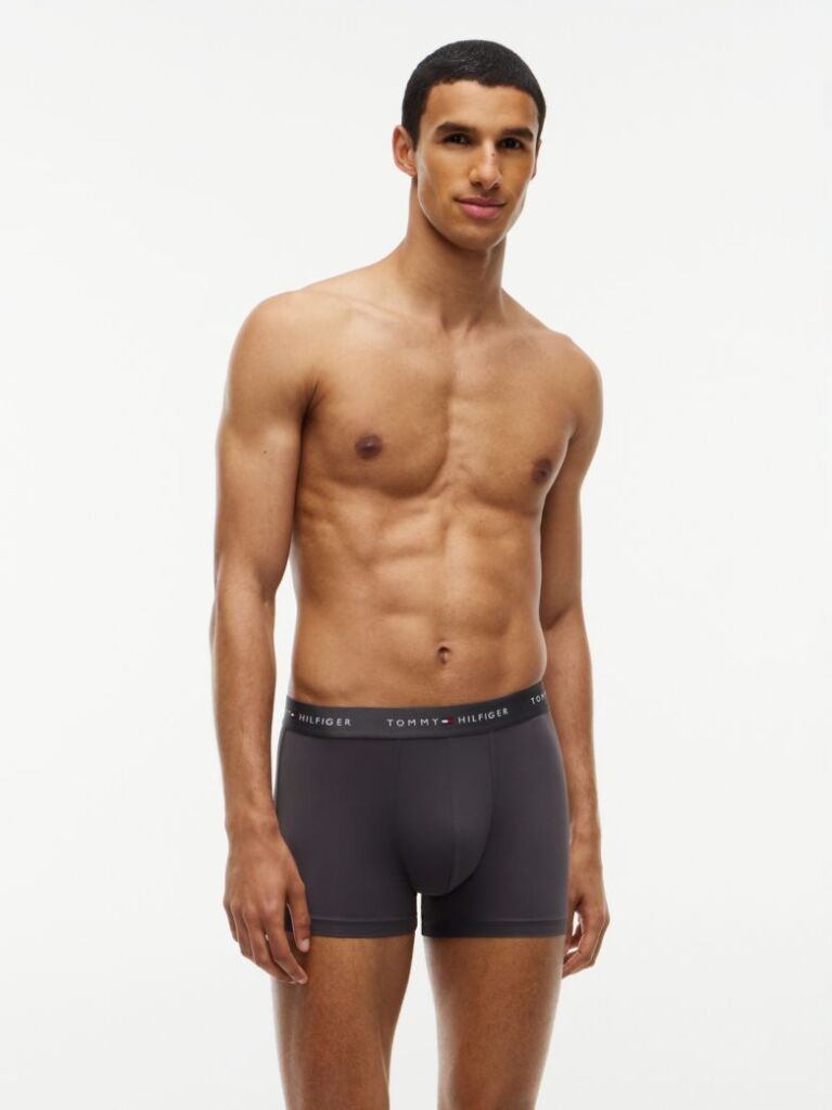 Multi 3-Pack Signature Logo Microfibre Trunks  Men