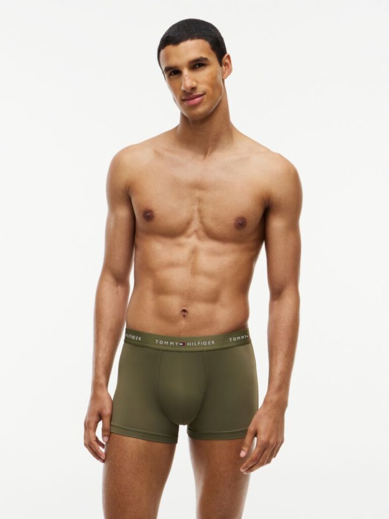 Multi 3-Pack Signature Logo Microfibre Trunks  Men