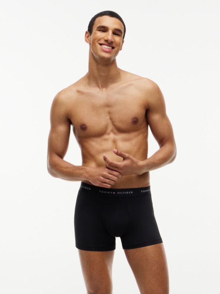 Multi 3-Pack Signature Logo Microfibre Trunks  Men