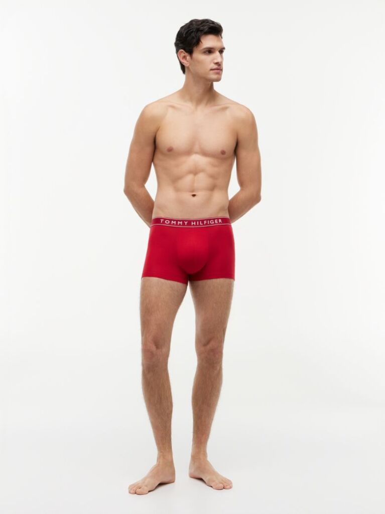 Multi 3-Pack Essential Logo Waistband Trunks  Men