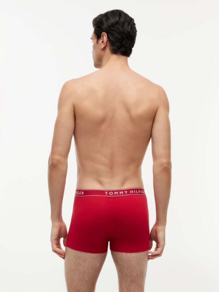 Multi 3-Pack Essential Logo Waistband Trunks  Men