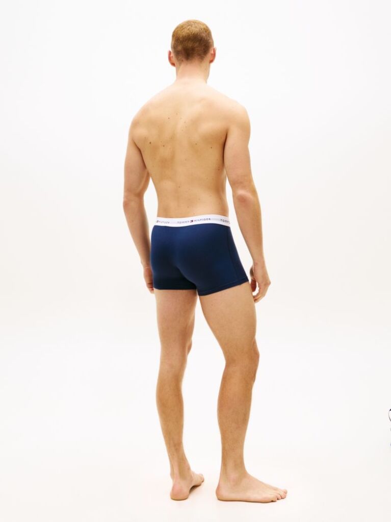 Multi 3-Pack Signature Repeat Logo Waistband Trunks  Men