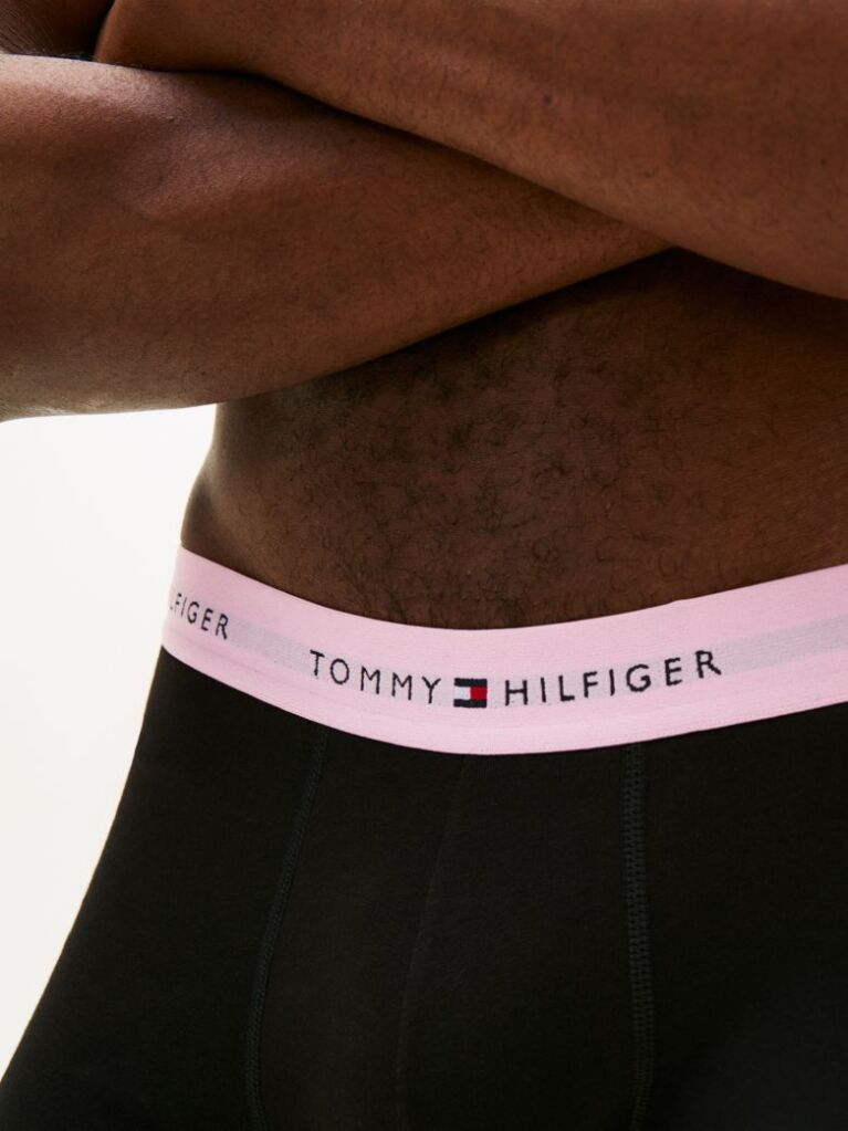 Multi 3-Pack Signature Repeat Logo Waistband Trunks  Men
