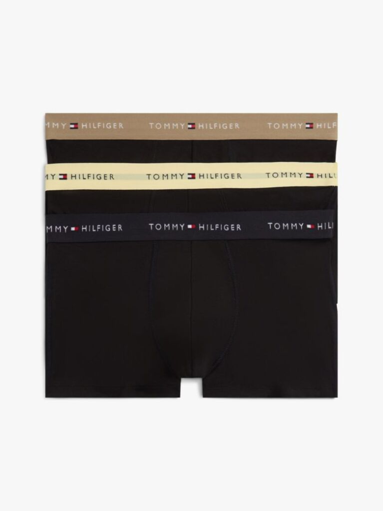 Multi 3-Pack Signature Repeat Logo Waistband Trunks  Men