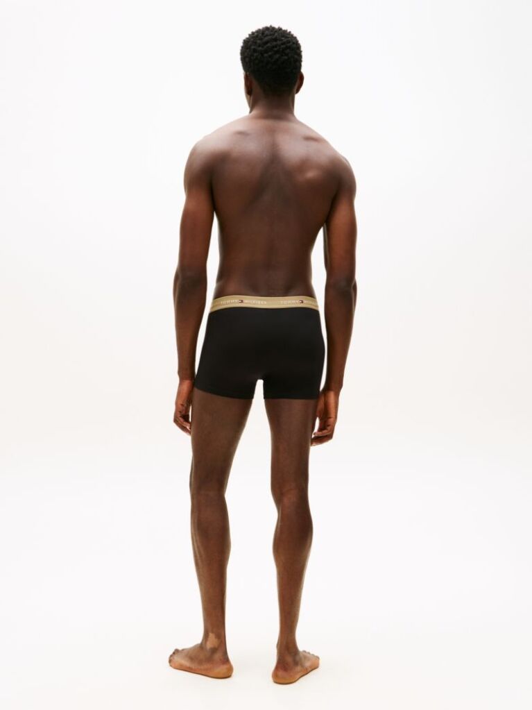 Multi 3-Pack Signature Repeat Logo Waistband Trunks  Men