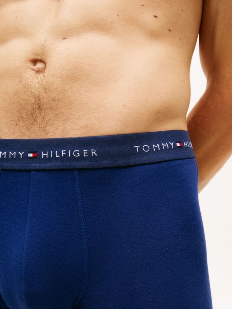 Multi 3-Pack Signature Repeat Logo Waistband Trunks  Men