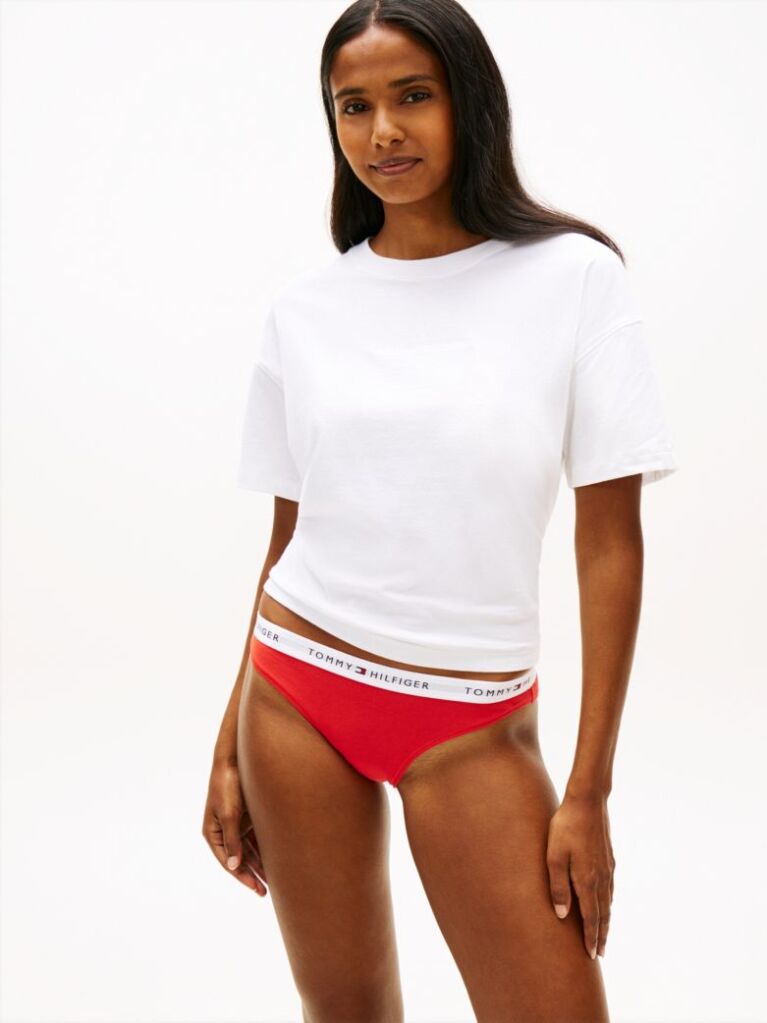 Multi 3-Pack Logo Waistband Stretch Cotton Briefs  Women