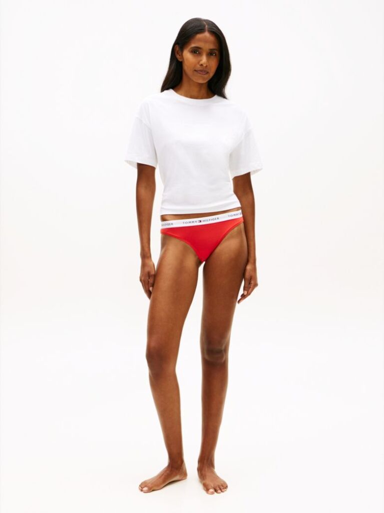 Multi 3-Pack Logo Waistband Stretch Cotton Briefs  Women