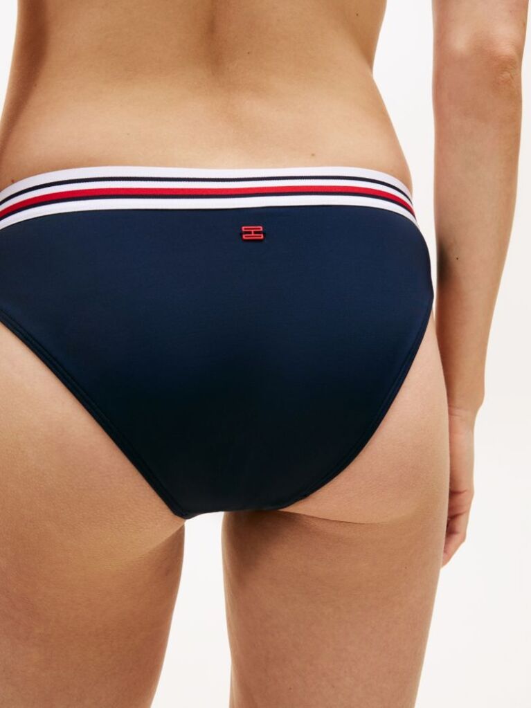 Blue Global Stripe Bikini Bottoms  Women