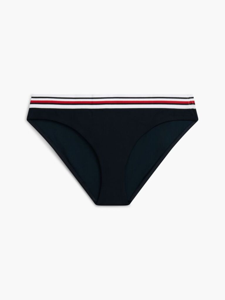 Blue Global Stripe Bikini Bottoms  Women