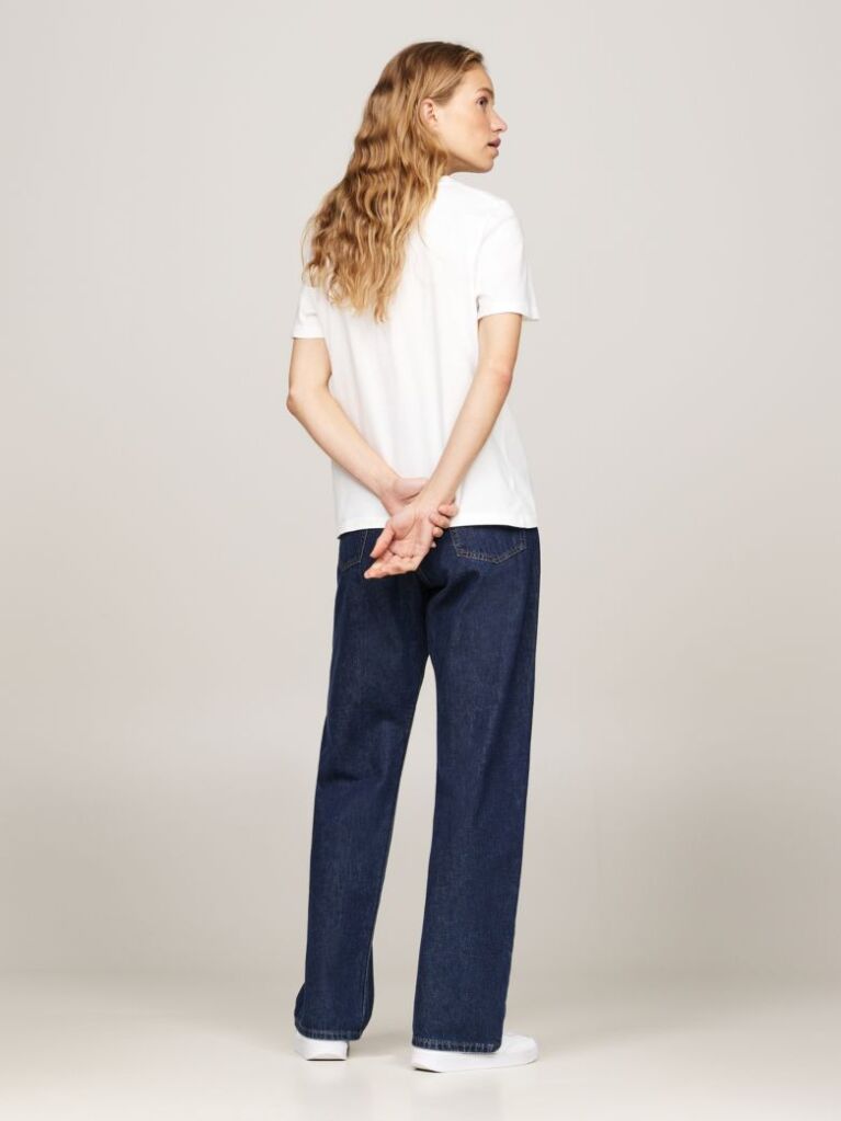 White Regular Crew Neck T-Shirt  Women