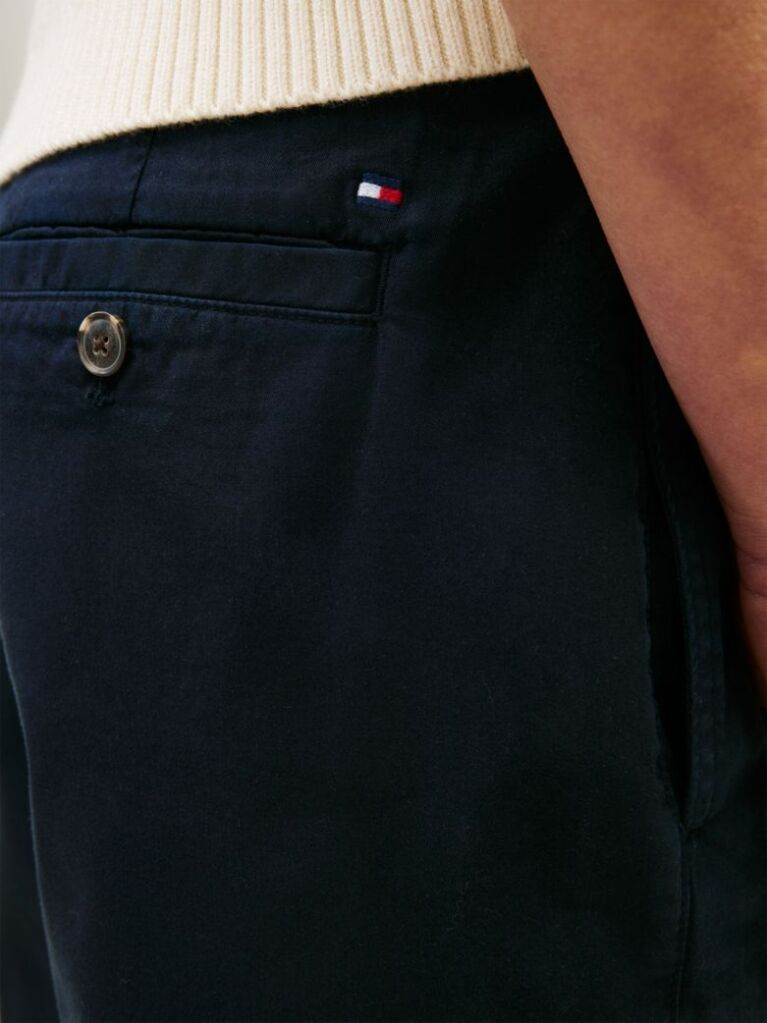 Blue Washed Regular Chino Shorts  Women
