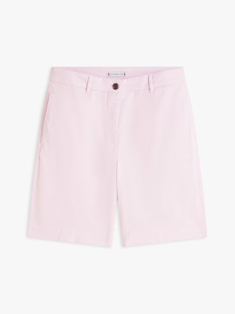 Purple Washed Regular Chino Shorts  Women