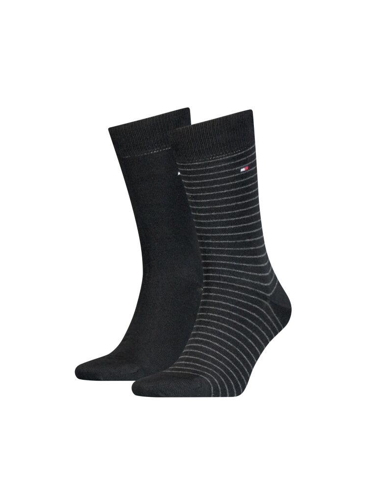 Black 2-Pack TH Men Stripe Socks  Men
