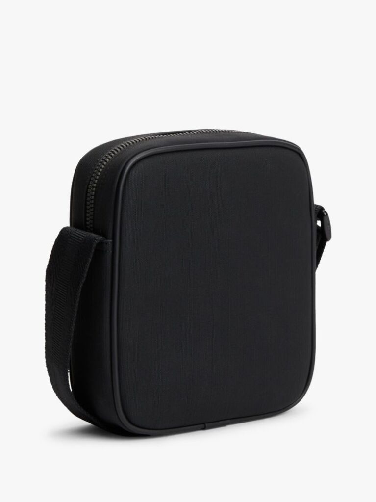 Black Crossbody Reporter Bag  Men
