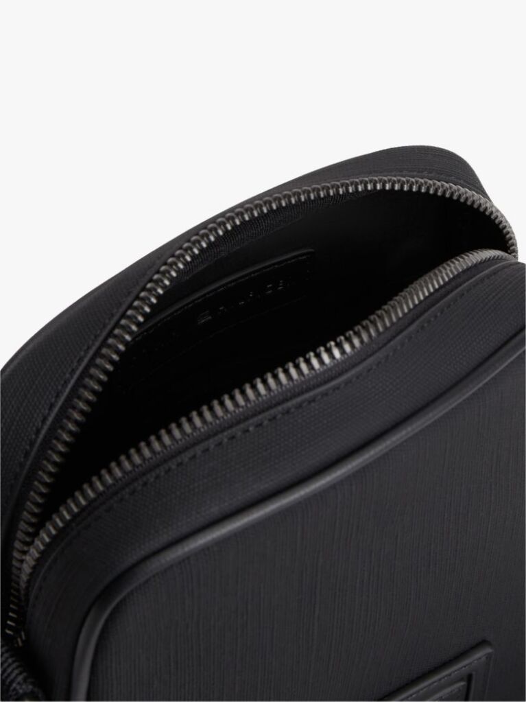 Black Crossbody Reporter Bag  Men