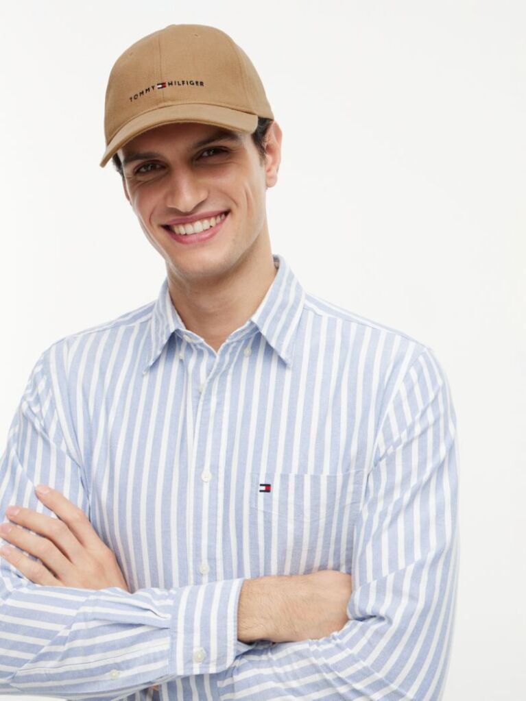 Brown Six-Panel Baseball Cap  Men