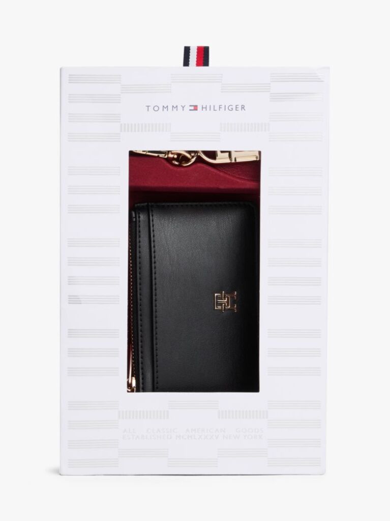 Black Credit Card Holder And Charm Gift Box  Women
