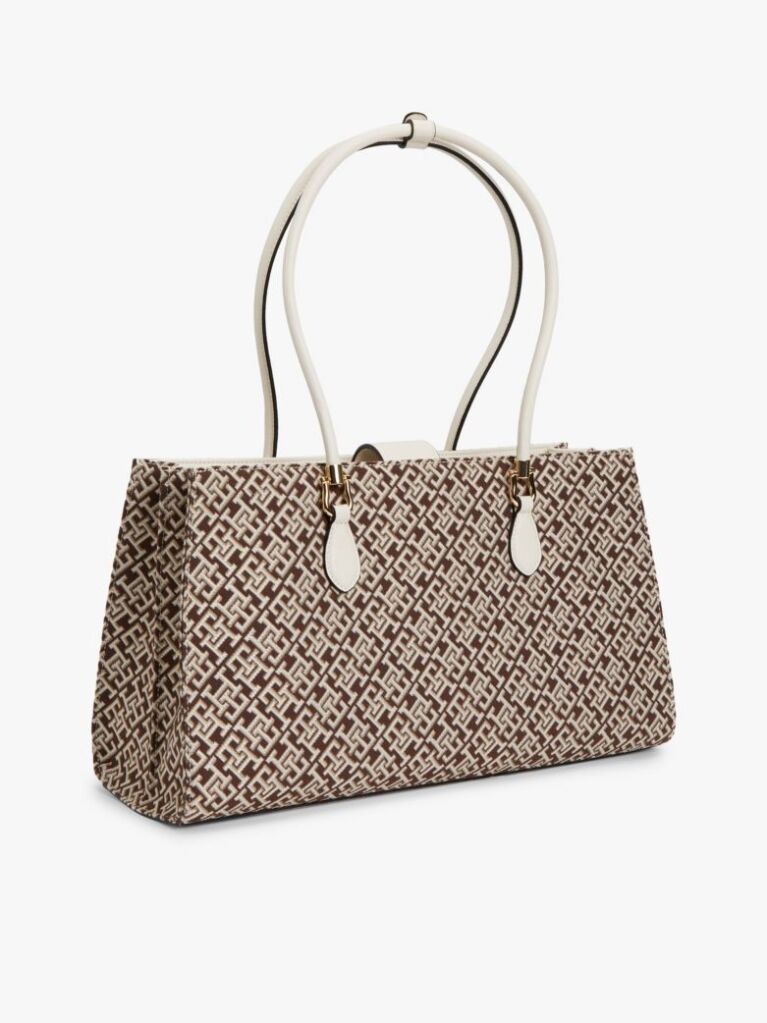 Multi Jacquard Shoulder Satchel  Women