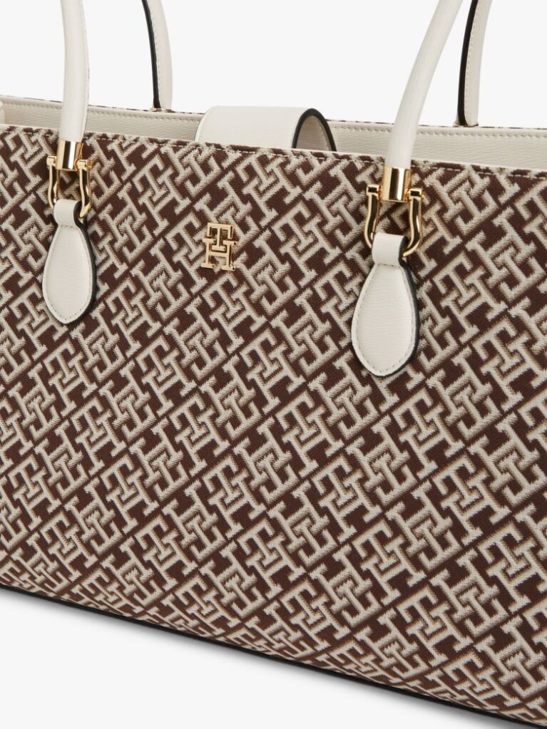 Multi Jacquard Shoulder Satchel  Women