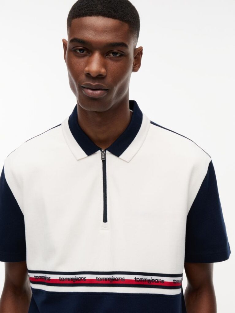 Multi Relaxed Fit Global Stripe Polo Shirt  Men