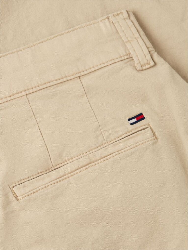 Beige Wide Leg Twill Chinos  Women