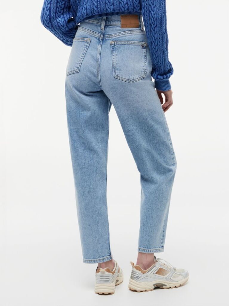 Denim Ultra High Rise Tapered Leg Mom Jeans  Women