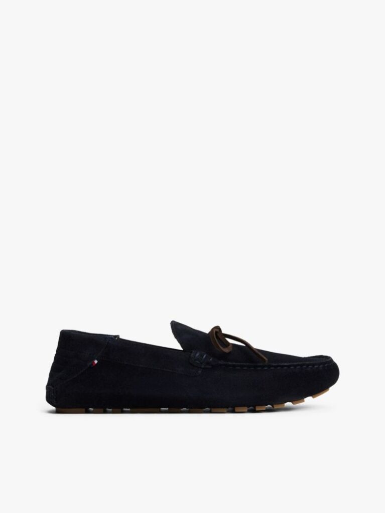 Blue Suede Cleat Driver Shoes  Men
